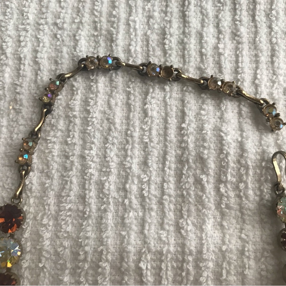 Elegant Multicolor Crystal Necklace